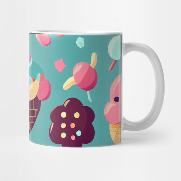 Colorful Sweet Tooth Pattern by LukeAiWalker